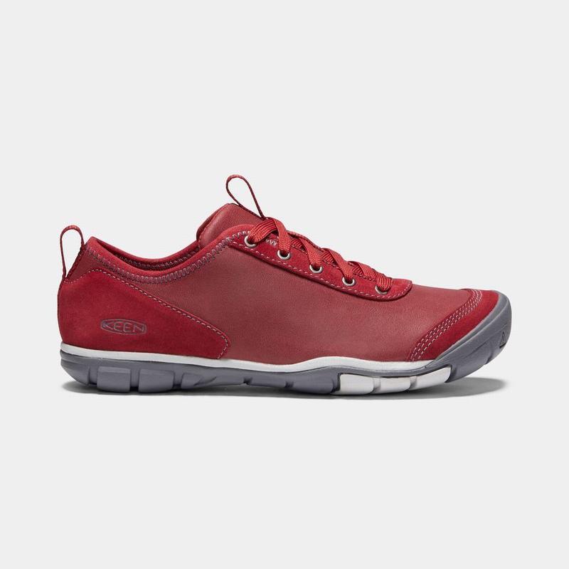 Tenis Casuales Keen Hush Cuero Cnx Para Mujer Rojos - Zapatos Keen Mexico (640971-BWJ)